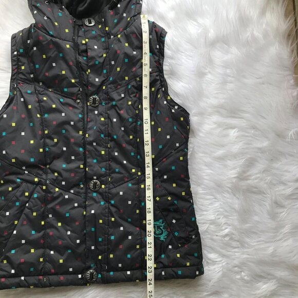 Women's Burton DryRide Black Printed Insulated Vest - Small - Picture 9 of 11